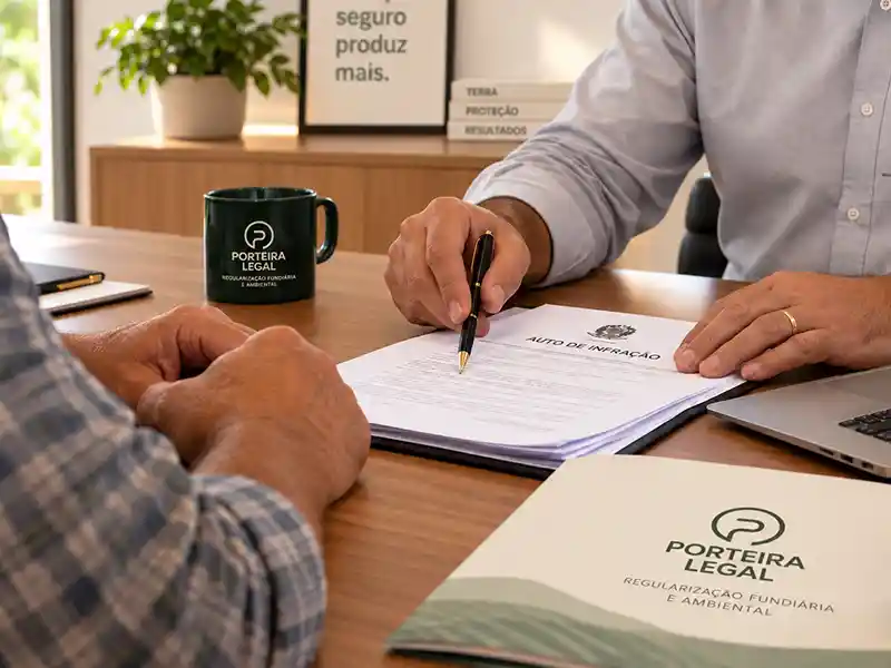 Defesa de autuação, notificação e multa para produtor rural em Goiás