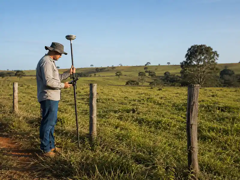 Levantamento técnico e georreferenciamento de propriedade rural em Goiás